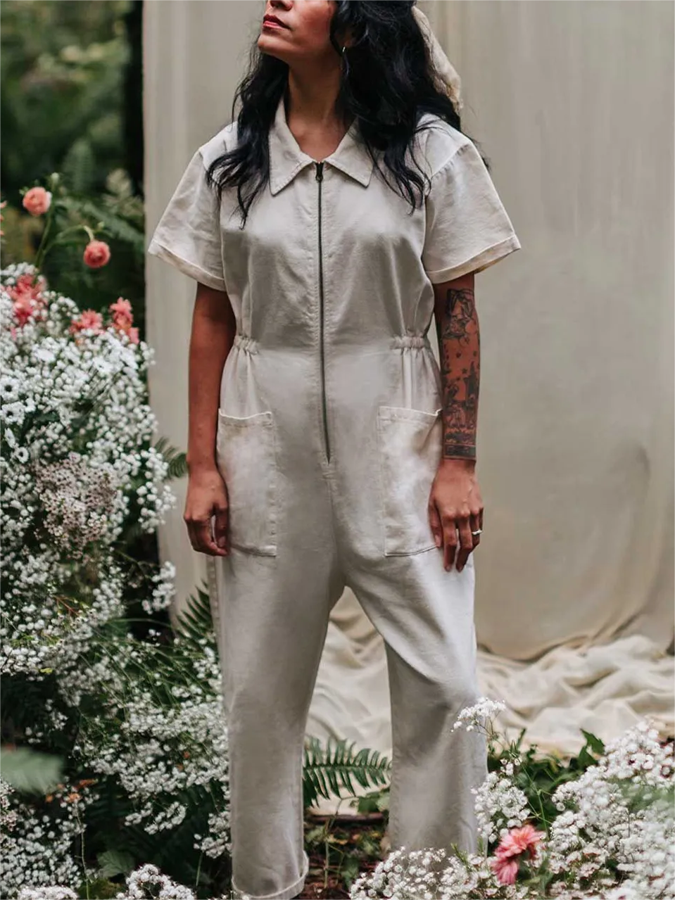 New Women's Utility Jumpsuit