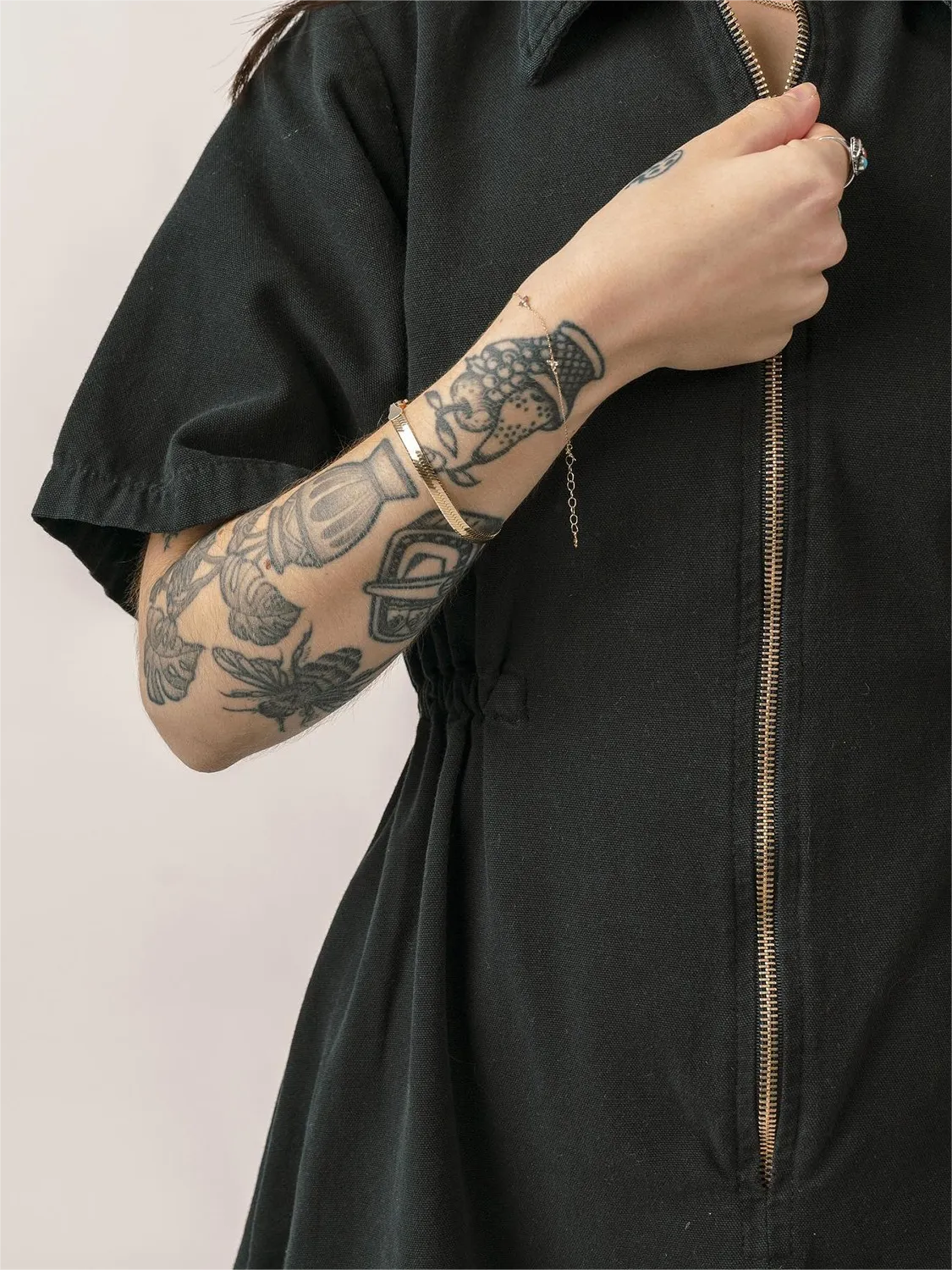 Cropped Utility Jumpsuit