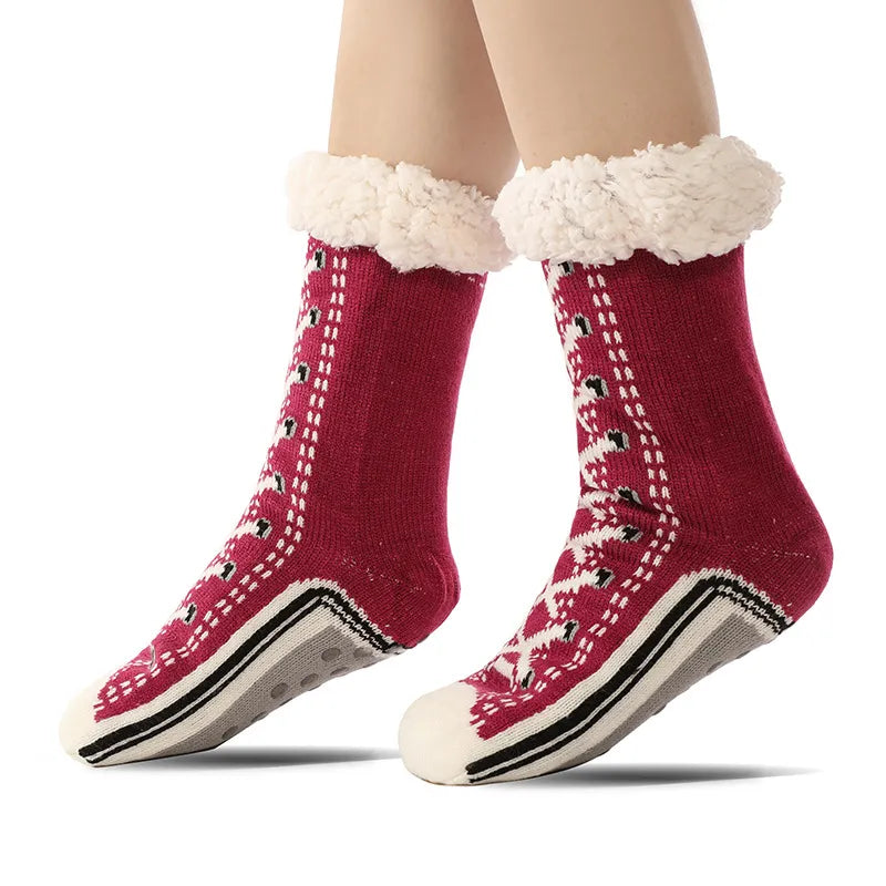 🔥Ultra-thick Cashmere Slipper Home Socks