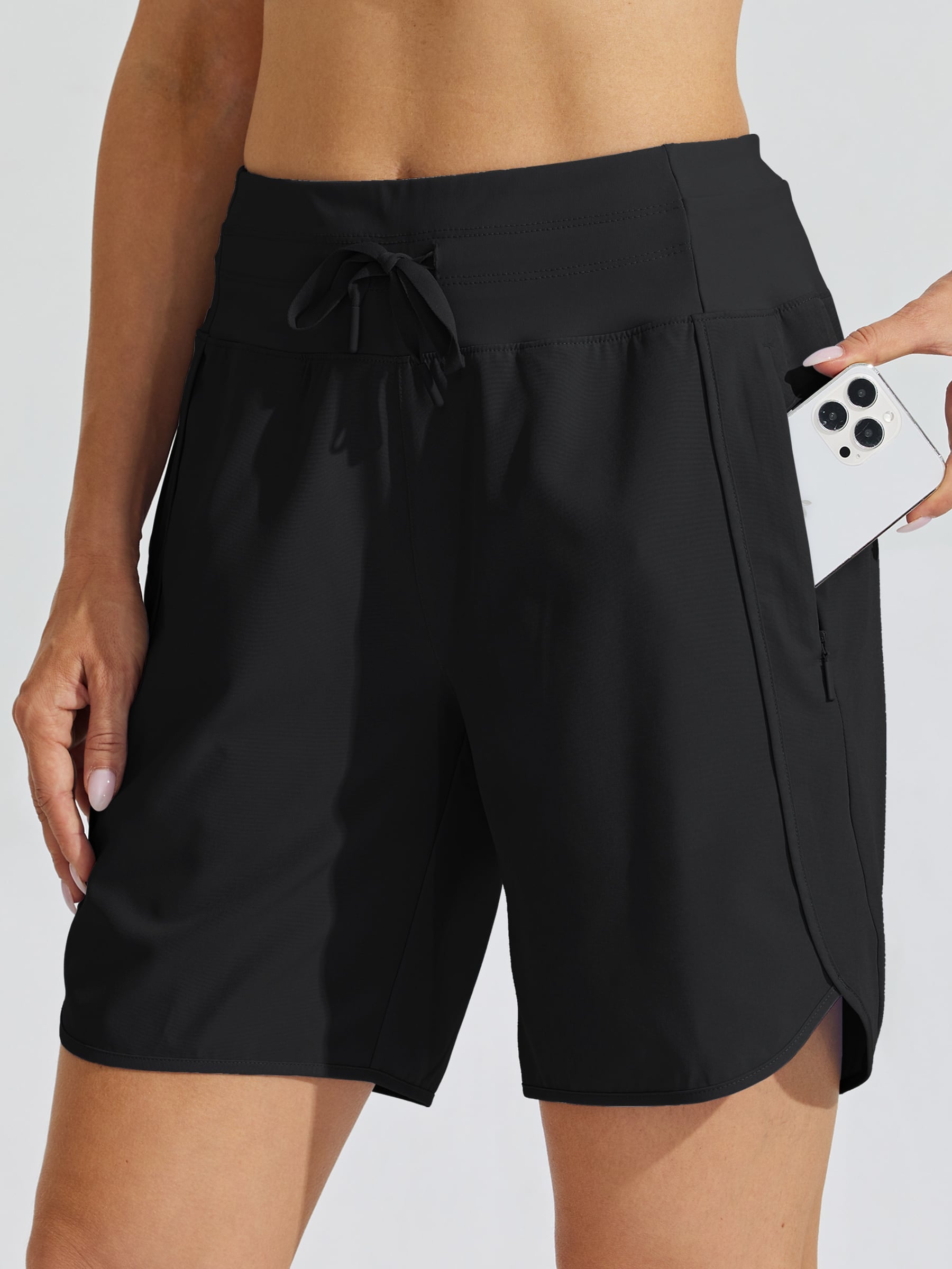 Women's 7 Inseam Athletic High Wasistband Shorts