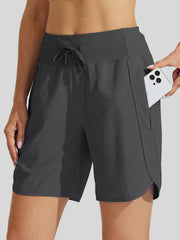 Women's 7 Inseam Athletic High Wasistband Shorts
