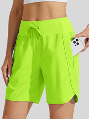 Women's 7 Inseam Athletic High Wasistband Shorts