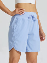 Women's 7 Inseam Athletic High Wasistband Shorts