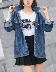 Women's Classic Button Down Denim Jacket