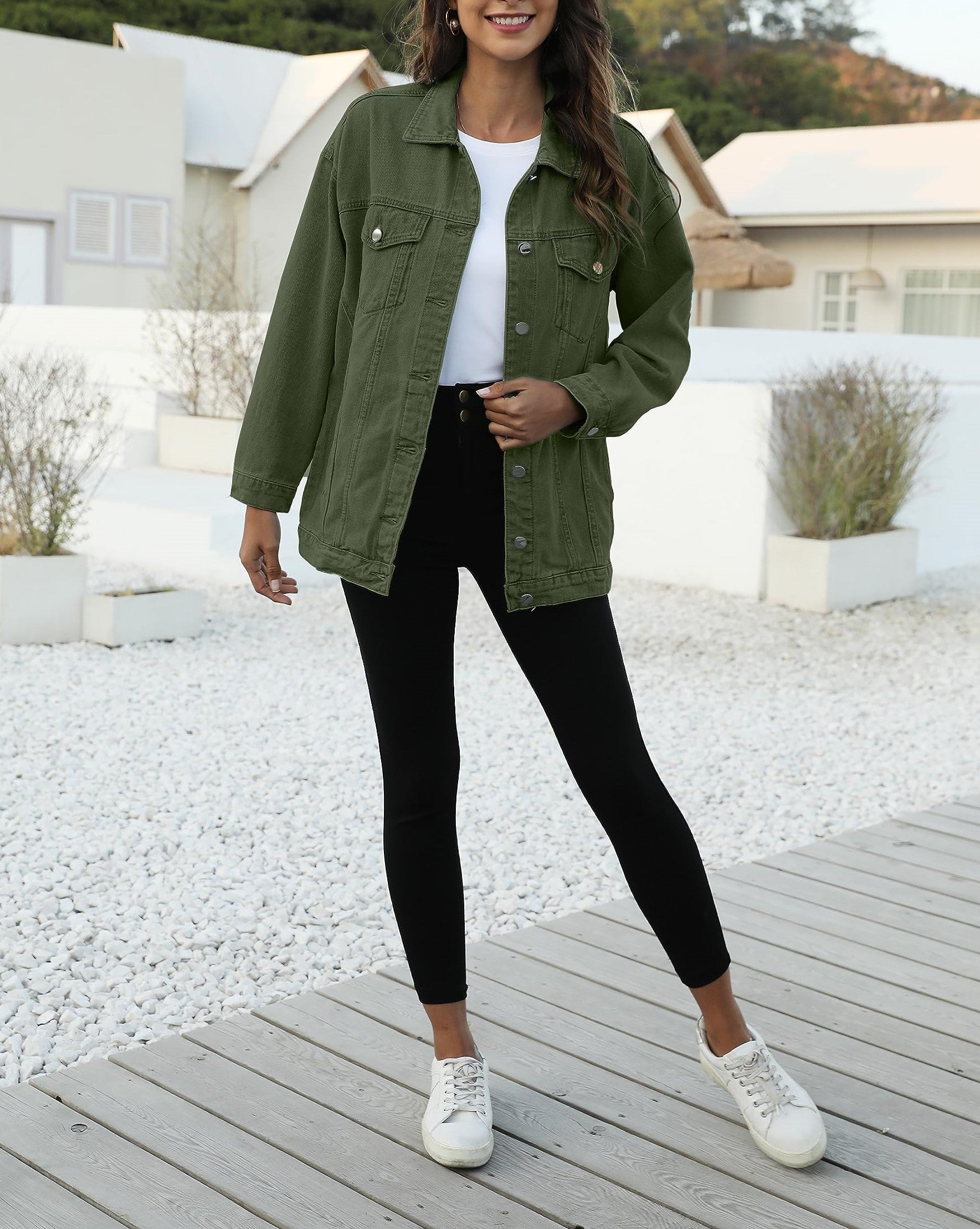Women's Classic Button Down Denim Jacket