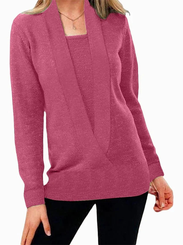 Women's Pullover Cropped Knitted Jumpers