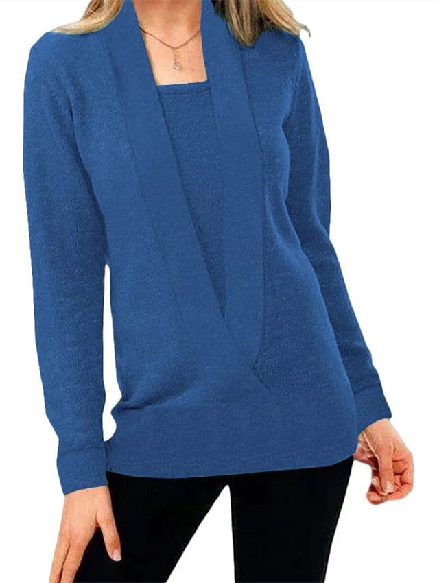 Women's Pullover Cropped Knitted Jumpers
