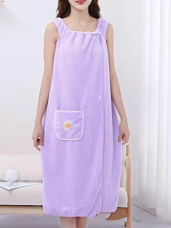 Quick Dry Absorb Water Wearable Bathrobes