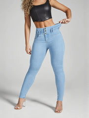 Women's High Waist Skinny Stretch Jeans