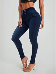 Women's High Waist Skinny Stretch Jeans