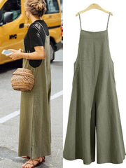 Women's Oversized Sleeveless Casual Jumpsuit