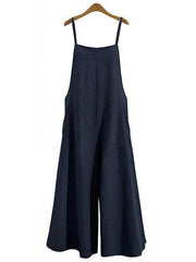 Women's Sleeveless Oversized Casual Jumpsuit