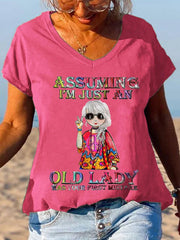 Summer New Girls English Print T-shirt