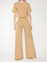Women's Knit Wide Leg Pants