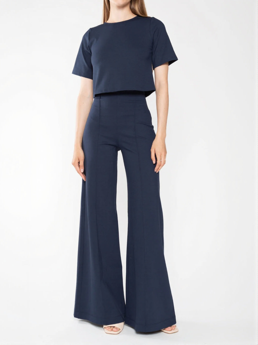 Women's Knit Wide Leg Pants