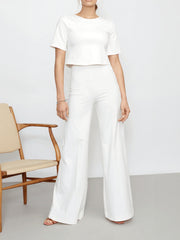 Women's Knit Wide Leg Pants
