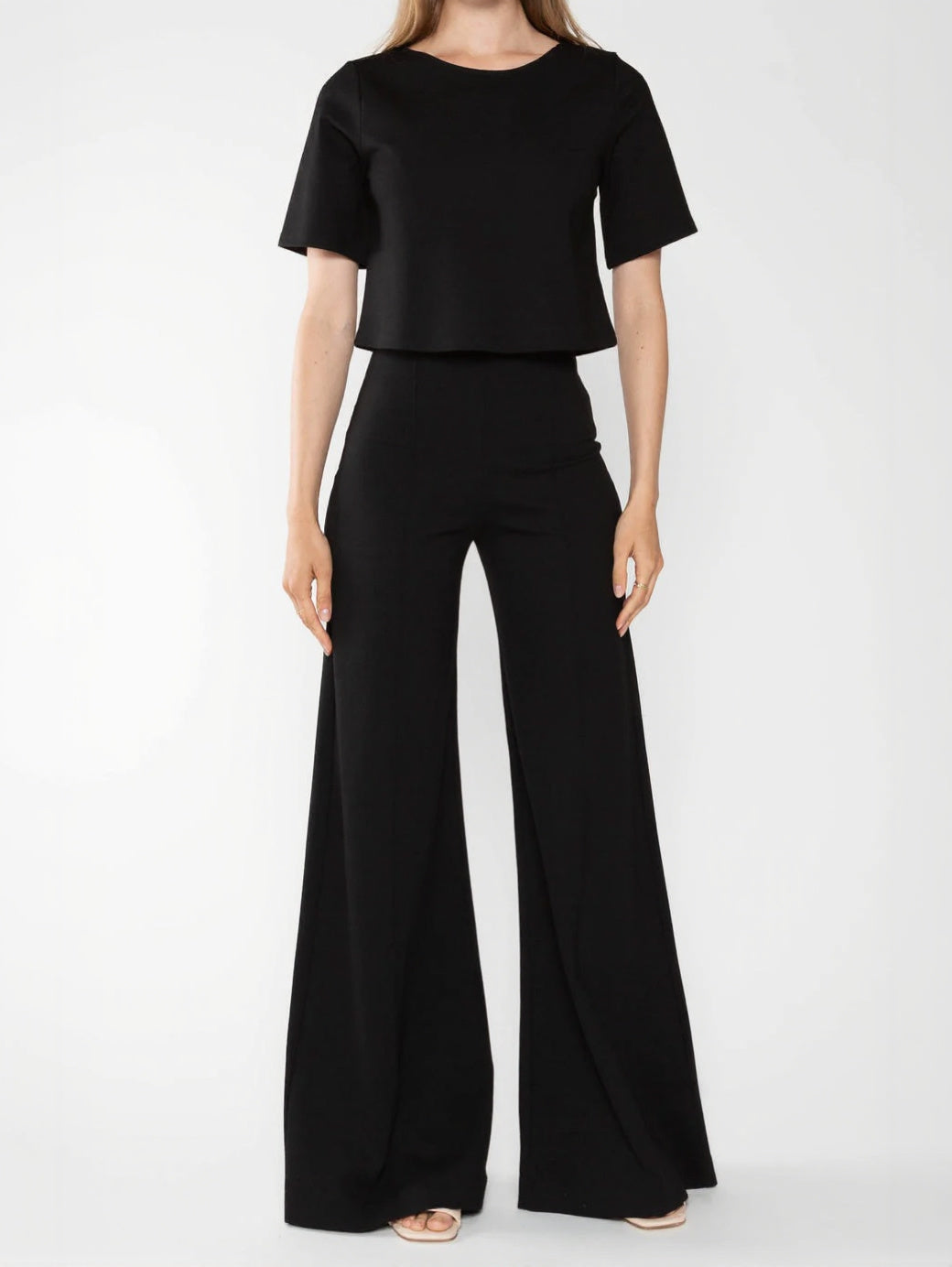 Women's Knit Wide Leg Pants
