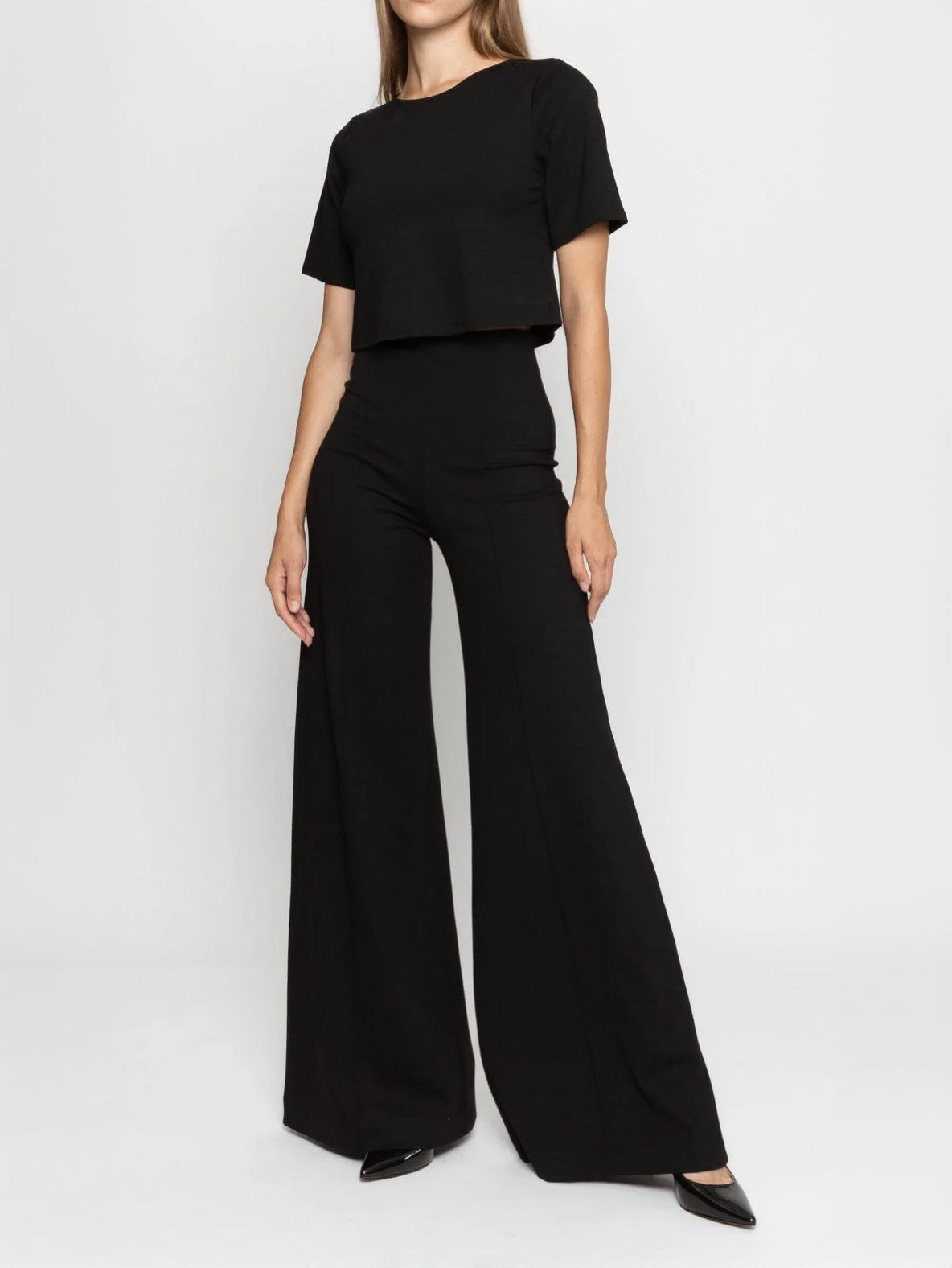 Women's Knit Wide Leg Pants