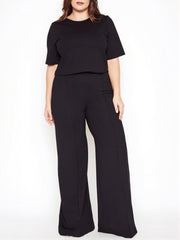 Women's Knit Wide Leg Pants