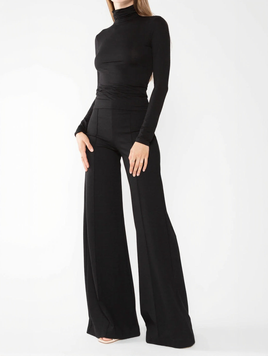 Women's Knit Wide Leg Pants