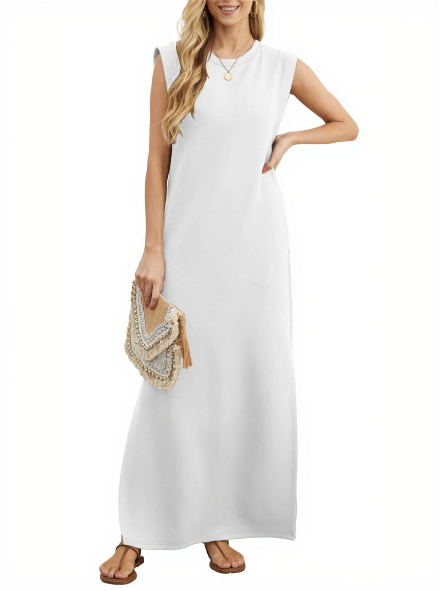 Women's Casual Loose Split Wrinkle-Free Maxi Dress