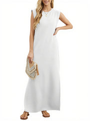 Women's Casual Loose Split Wrinkle-Free Maxi Dress