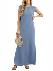 Women's Casual Loose Split Wrinkle-Free Maxi Dress