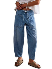 Women's High Rise Vintage Barrel Jeans