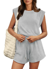 Women's Open Back Active Rompers