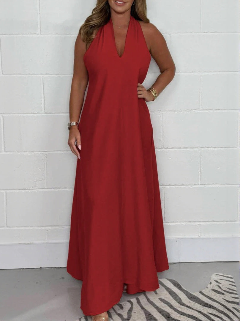 Women's T-Back Floaty Maxi Dress