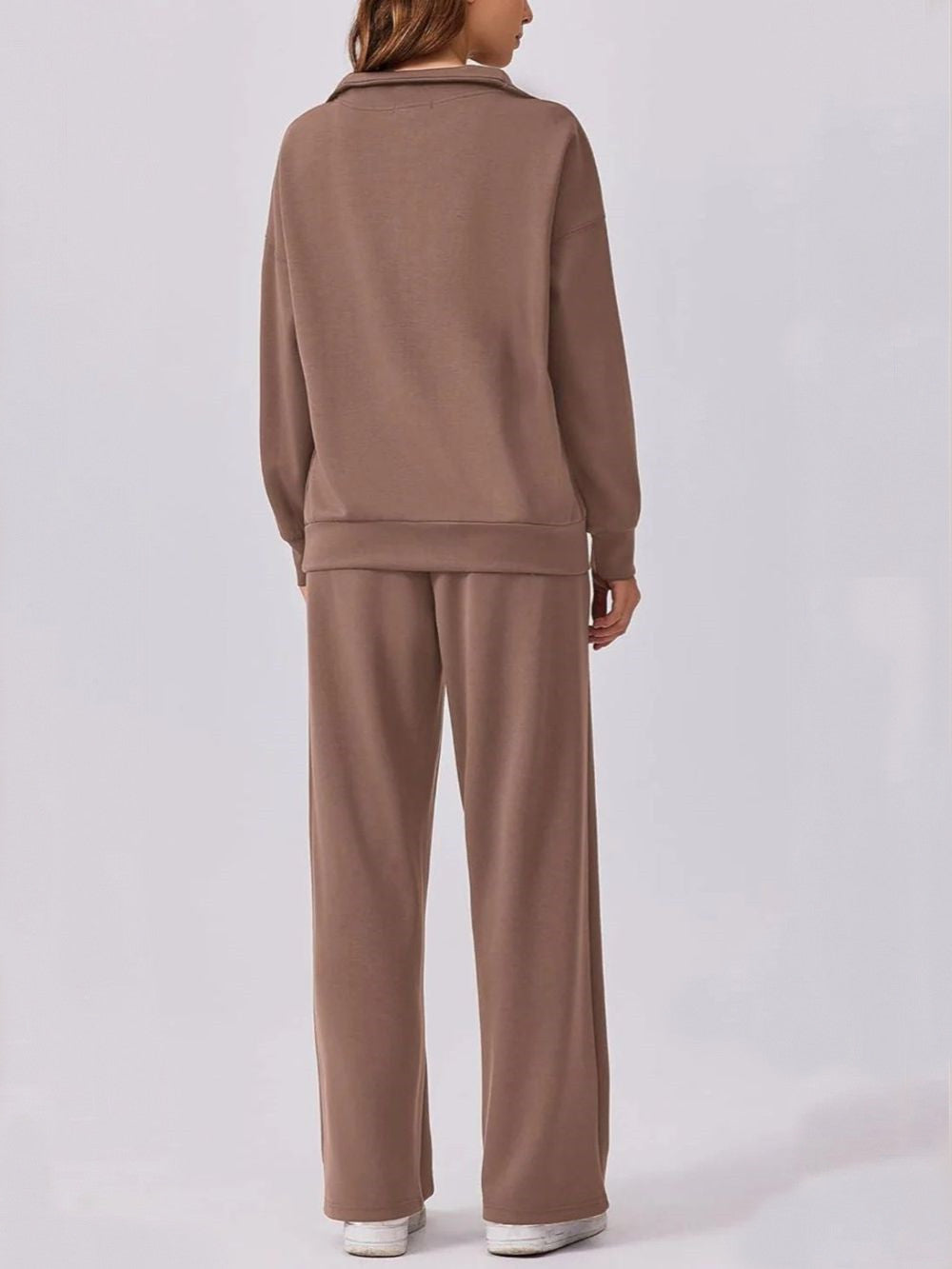 Women's Oversized Sweatshirt Wide Leg Pants Two Piece Set