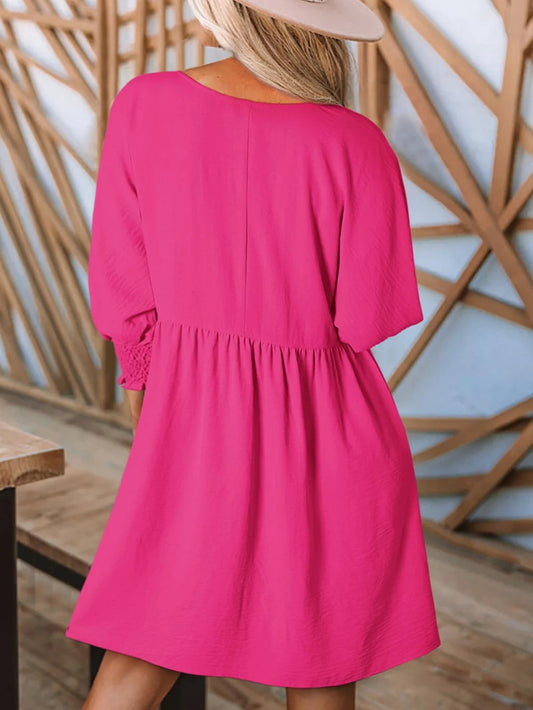 Women's Spring Casual Swing Tunic Dress