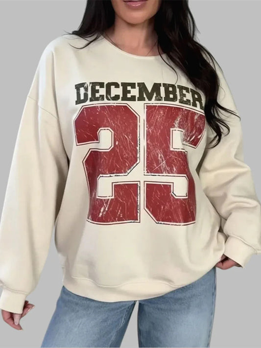 December 25 Retro Christmas Sweatshirt