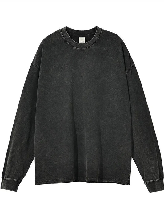 Women's Stone Wash Loose Fit Sweatshirt