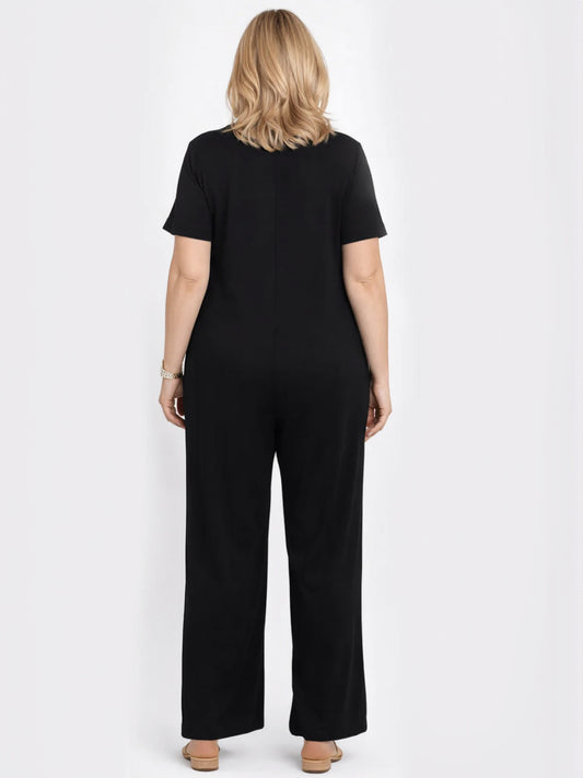 Women's Contrast Color Cozy Jumpsuit
