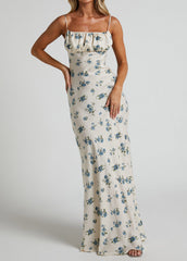 Women Maxi Dress In Cream (Last Day Promotion 50% OFF)