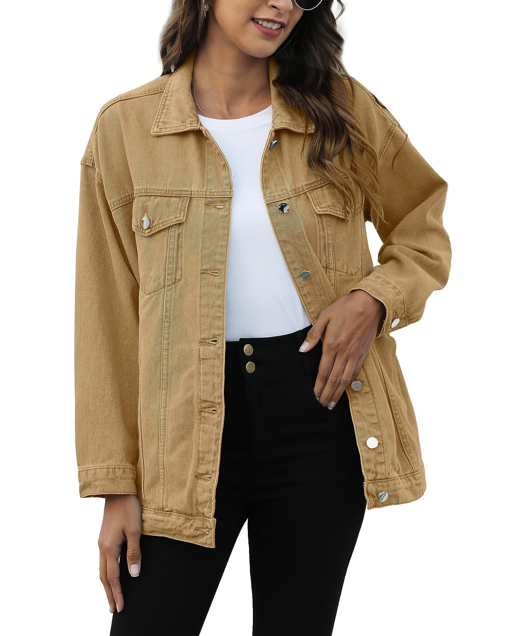 Women's Classic Button Down Denim Jacket