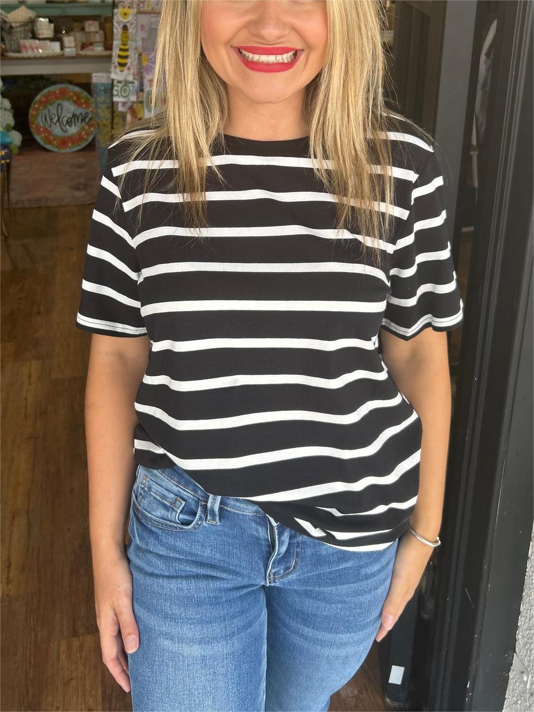 New Women's Casual Striped Tee