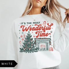 It's the Most Wonderful Time' Vintage Christmas Sweatshirt
