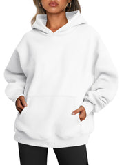 Women's Oversized Fleece Hooded Sweatshirt