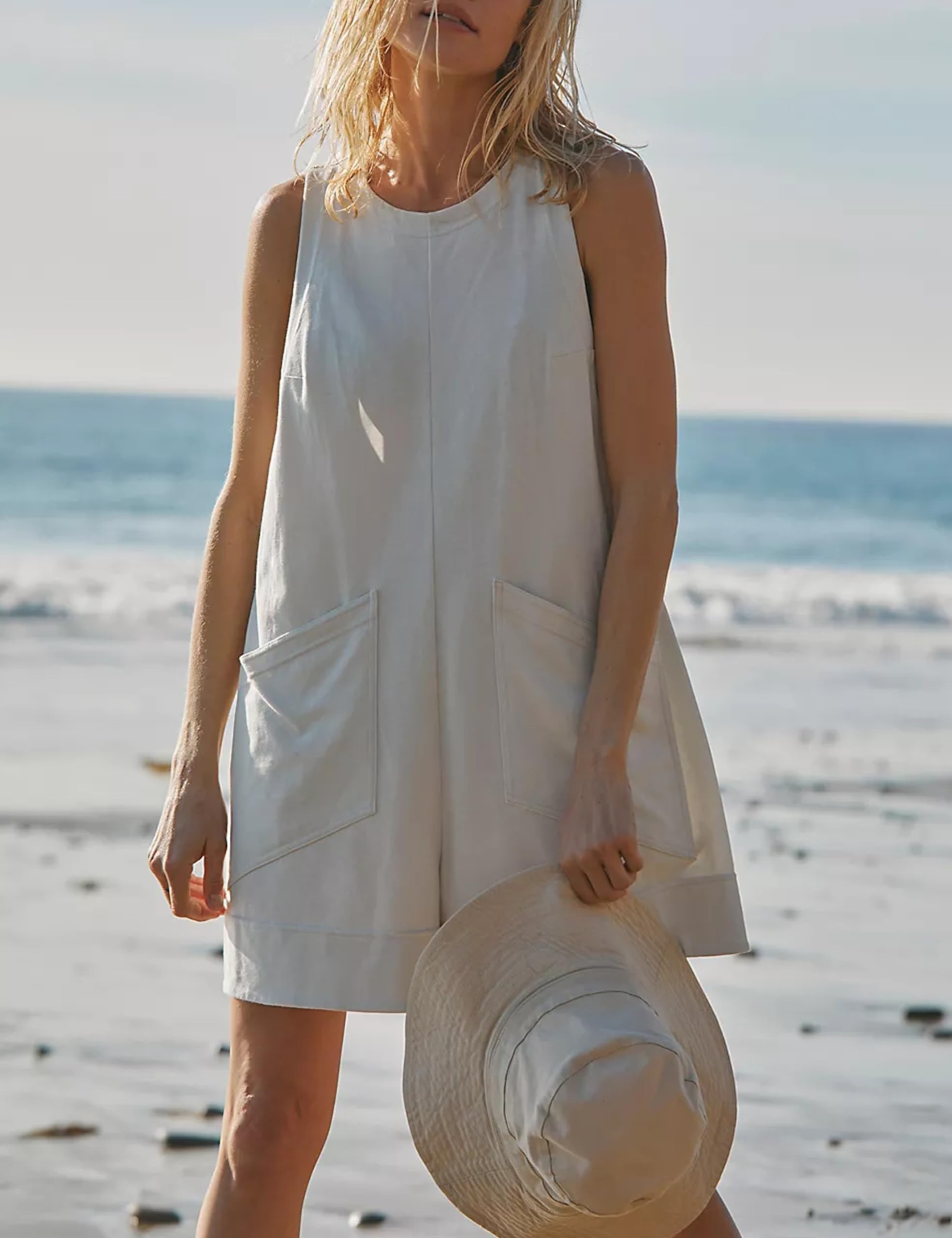 Women's Casual Rompers with Pockets