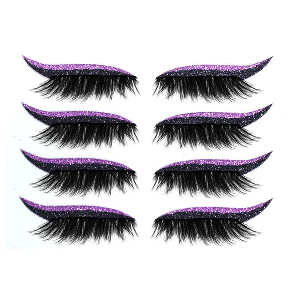 2022 New Reusable Eyeliner and Eyelash Stickers (4 Pairs)