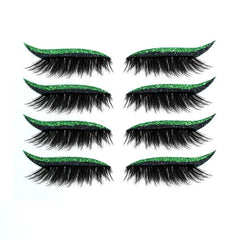 2022 New Reusable Eyeliner and Eyelash Stickers (4 Pairs)