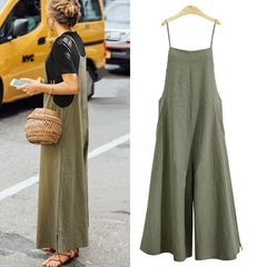 Women's Sleeveless Oversized Casual Jumpsuit