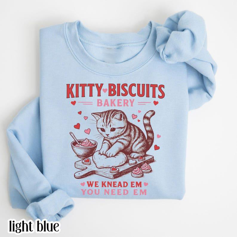Valentine's Cat Lover Sweatshirt