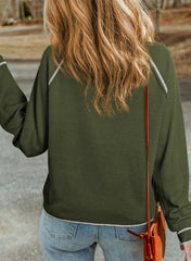 Women's Fall New Waffle Knit Top