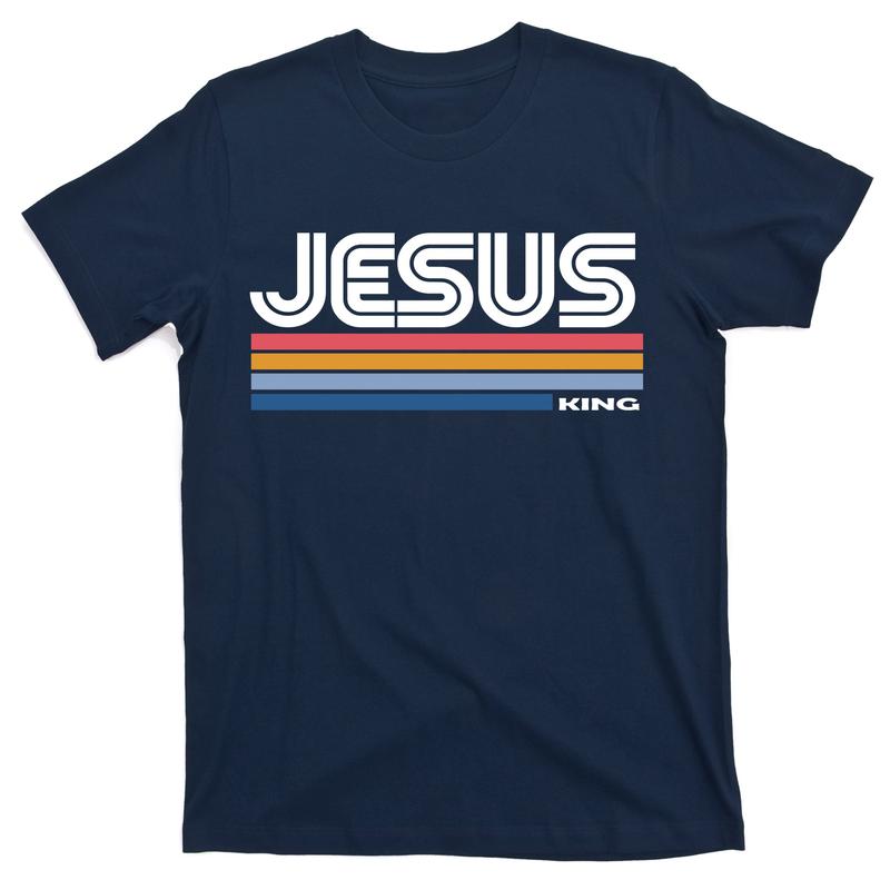 Retro Jesus King Oversized Cotton T-Shirt