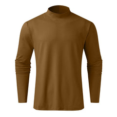 Hot Sale 40% OFF - Men's High Neck Slim Fit Long Sleeve T-shirt