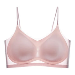Thin Plus Size Ice Silk Comfort Bra