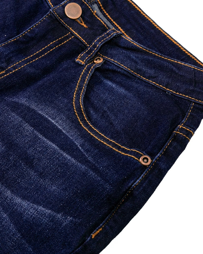 Vintage Mid Waist Flare Jeans
